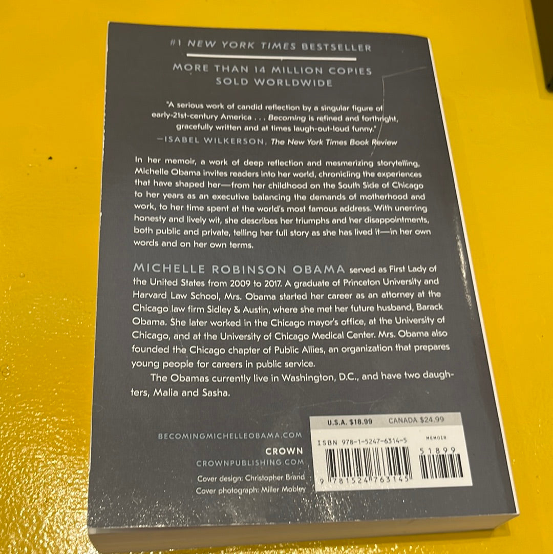 BECOMING by Michelle Obama