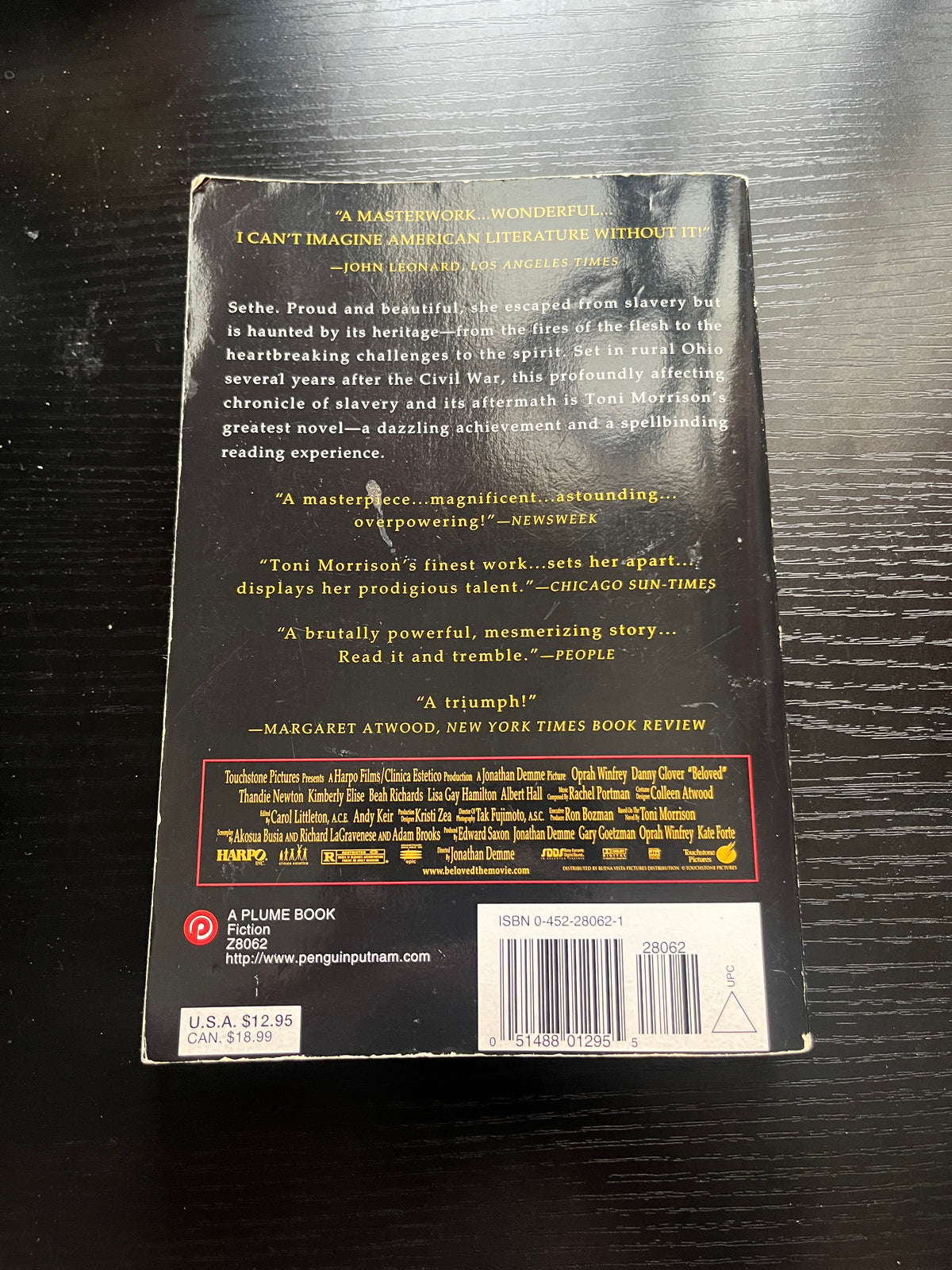 BELOVED by Toni Morrison