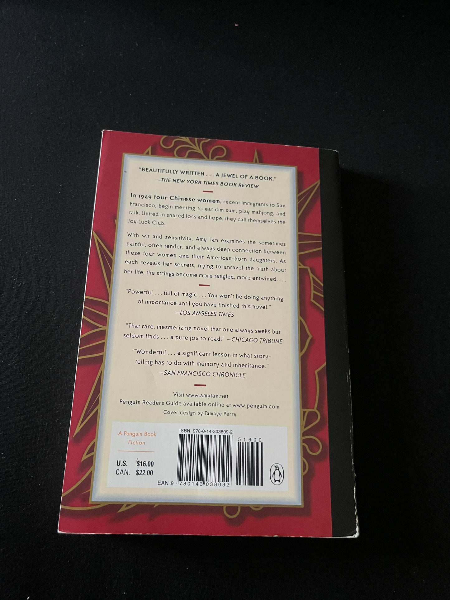 THE JOY LUCK CLUB by Amy Tan