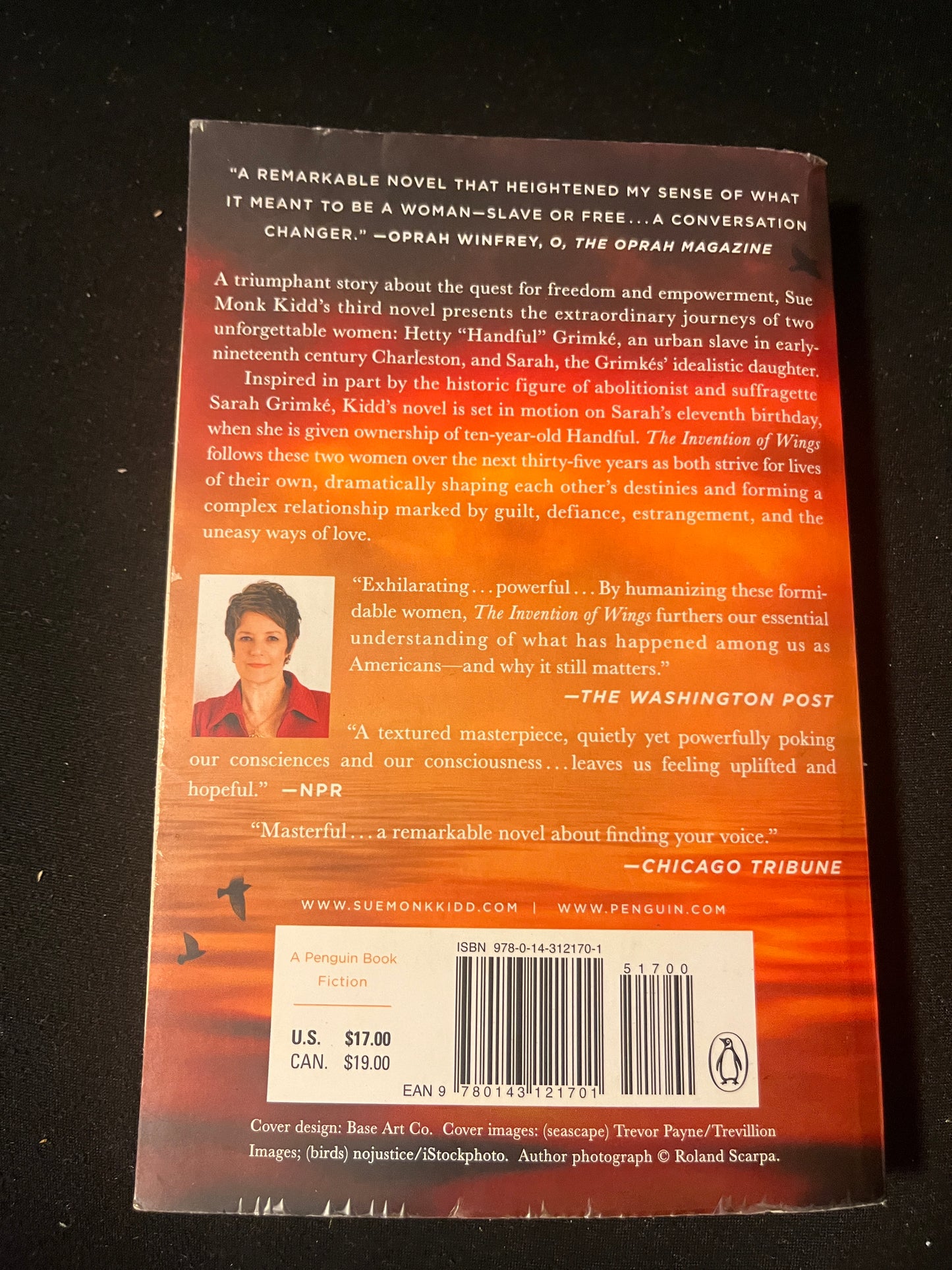 THE INVENTION OF WINGS by Sue Monk Kidd