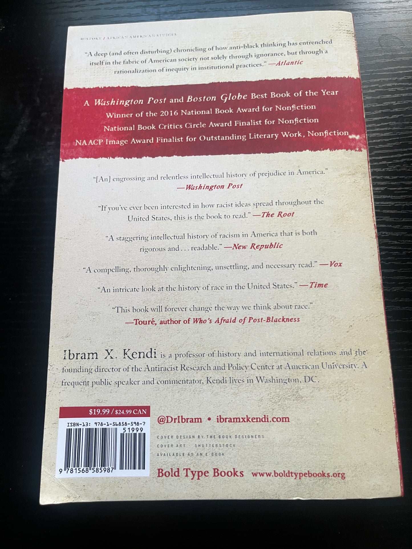 STAMPED FROM THE BEGINNING by Ibram X. Kendi