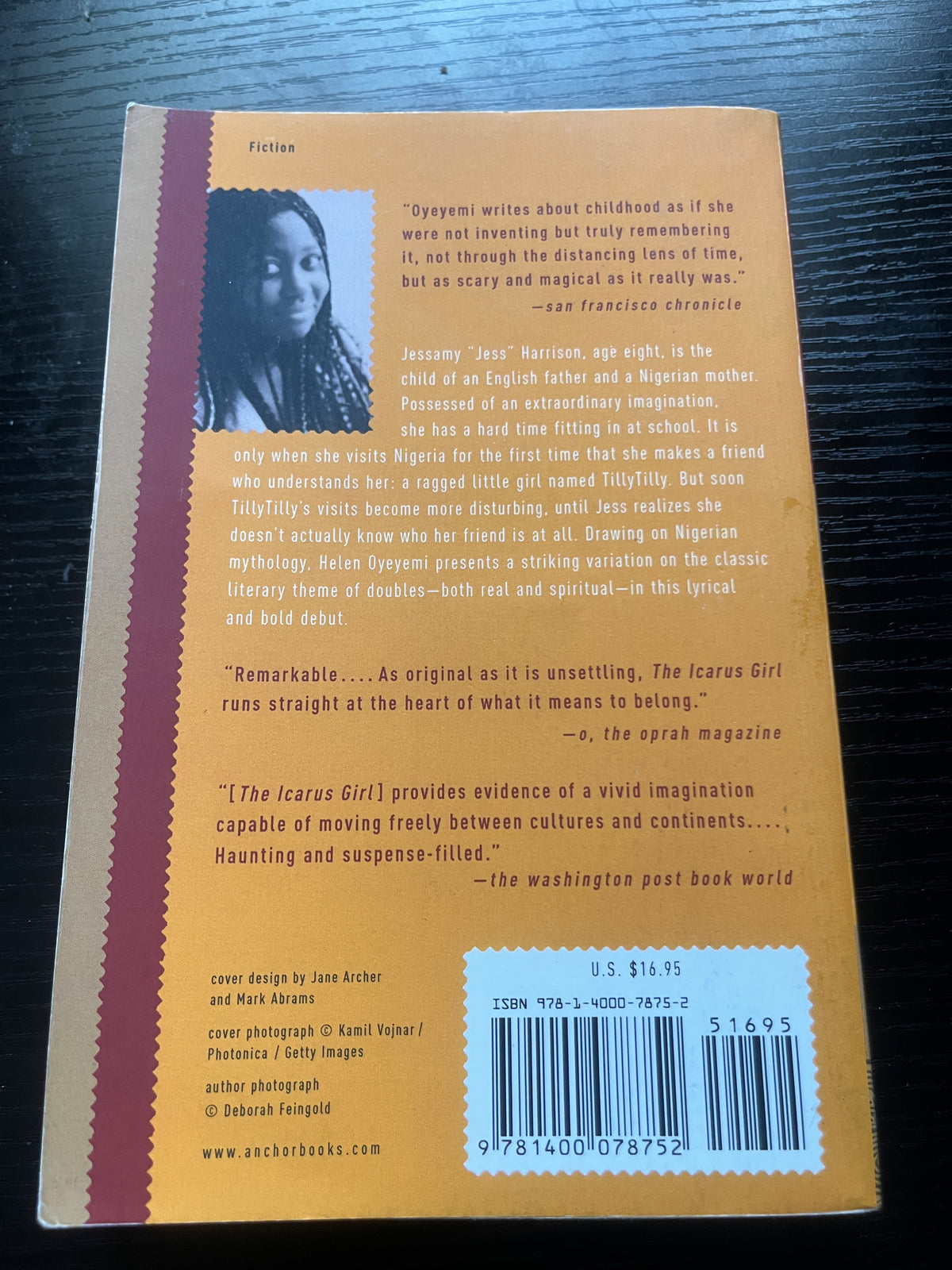 THE ICARUS GIRL by Helen Oyeyemi