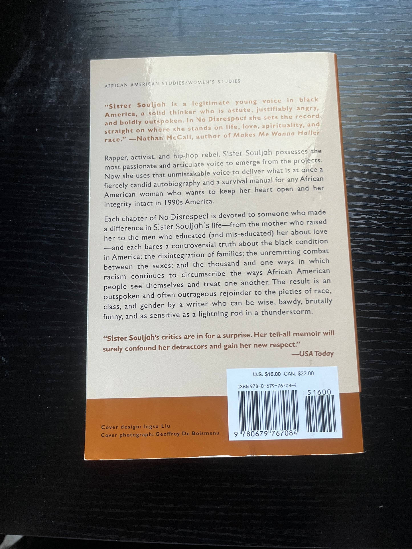 NO DISRESPECT by Sister Souljah