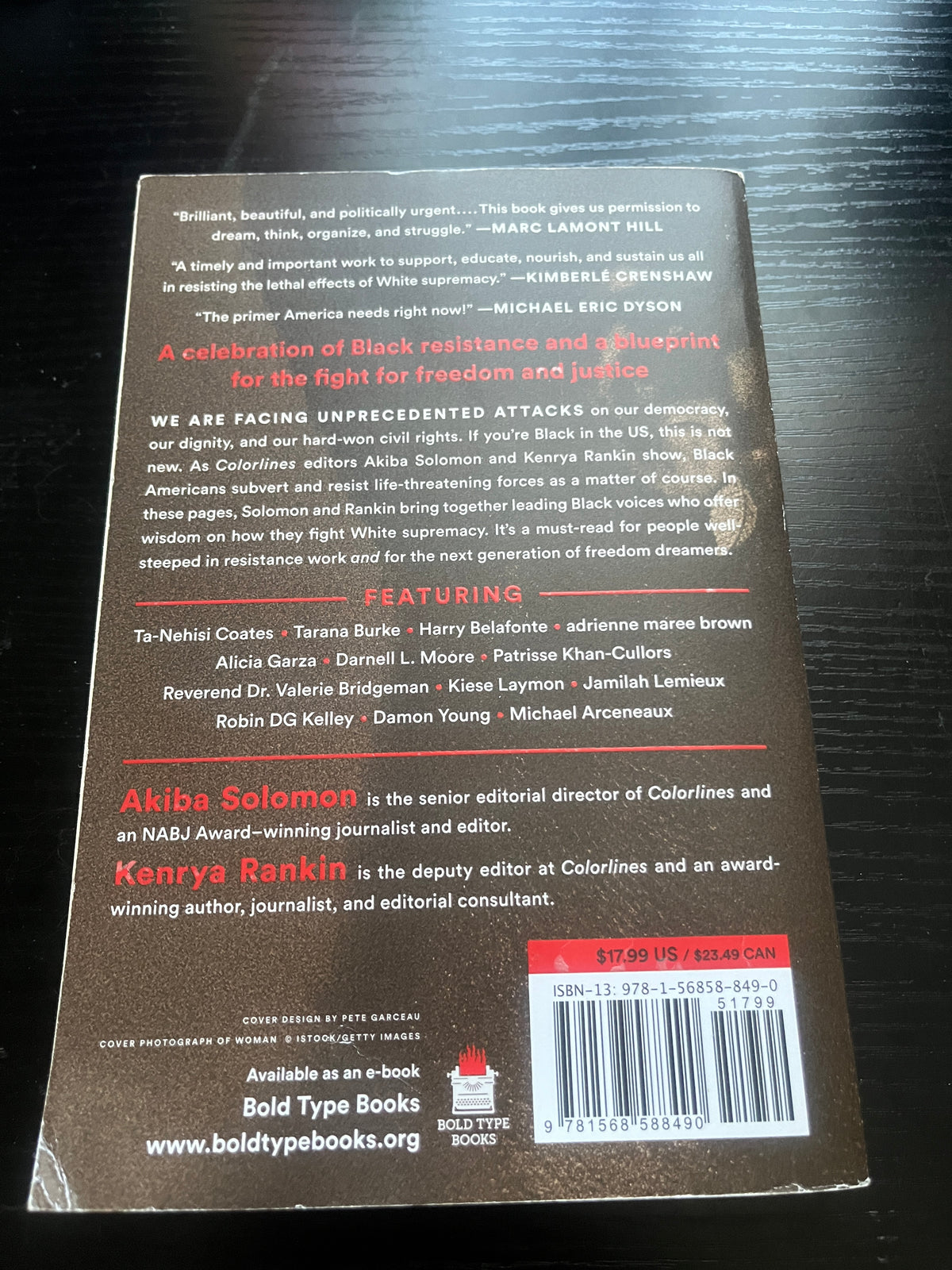 HOW WE FIGHT WHITE SUPREMACY: A Field Guide to Black Resistance by Akiba Solomon & Kenrya Rankin