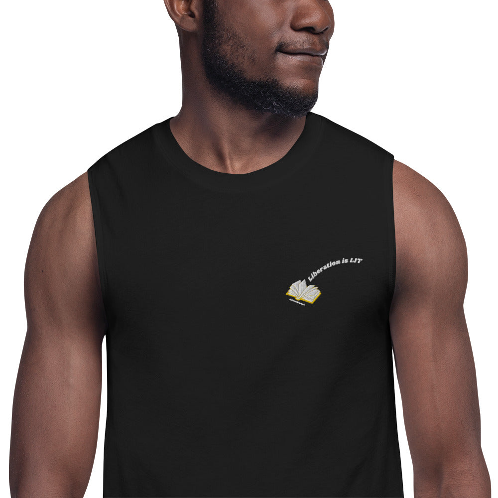 Liberation is Lit Muscle Shirt