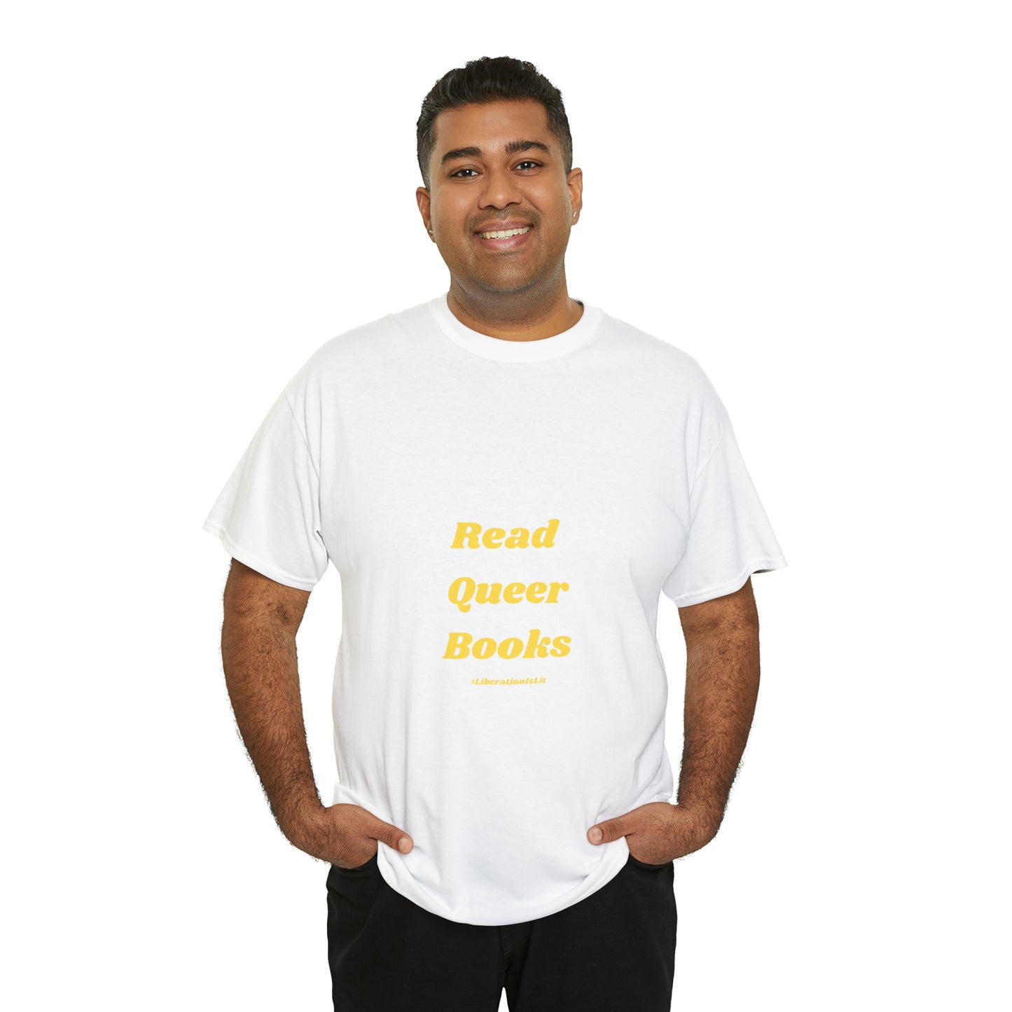 Queer Books Unisex Heavy Cotton Tee