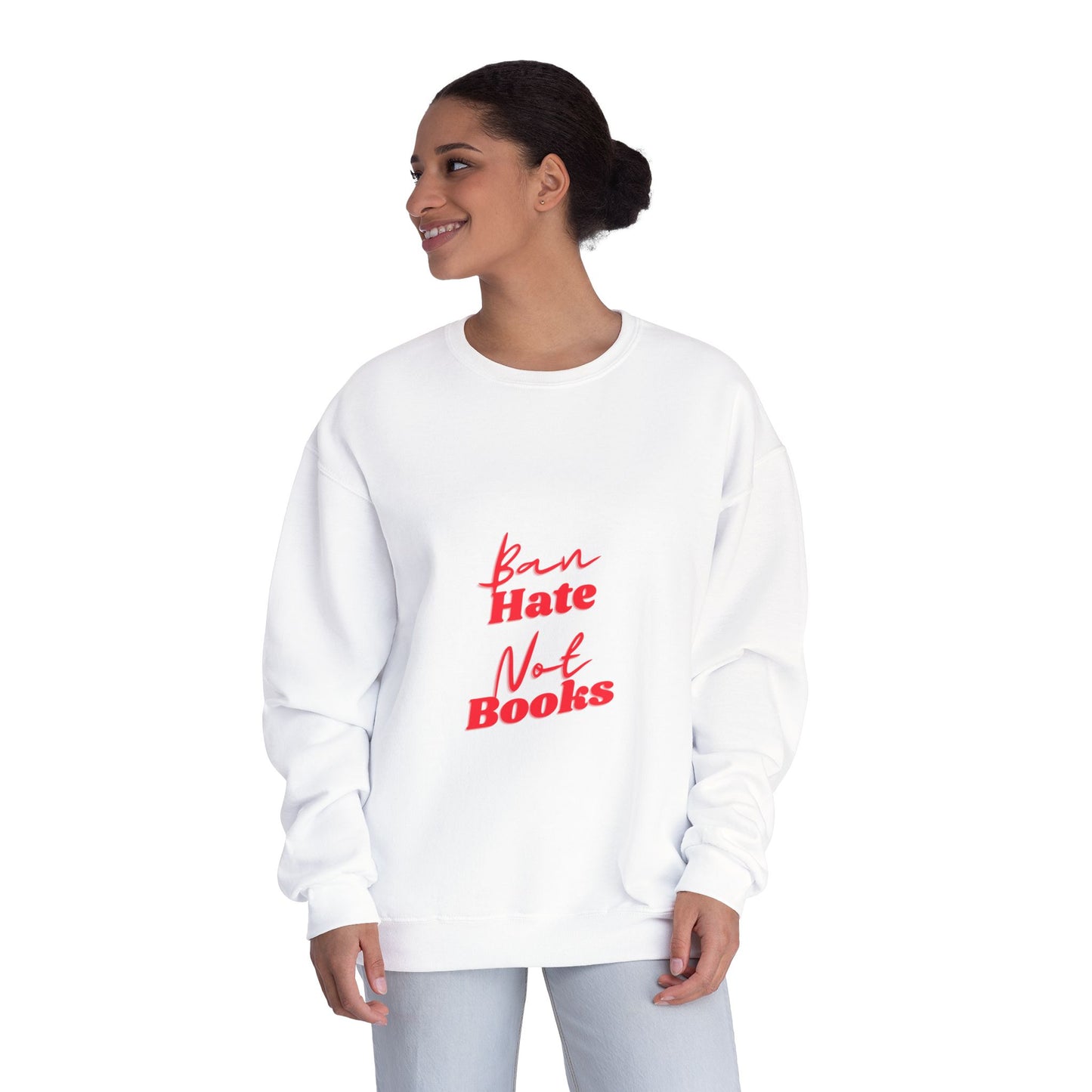 Ban Hate Unisex Crewneck Sweatshirt