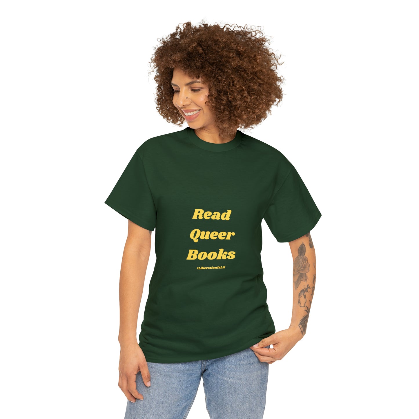 Queer Books Unisex Heavy Cotton Tee