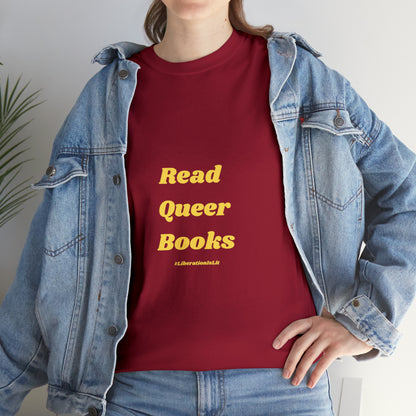 Queer Books Unisex Heavy Cotton Tee