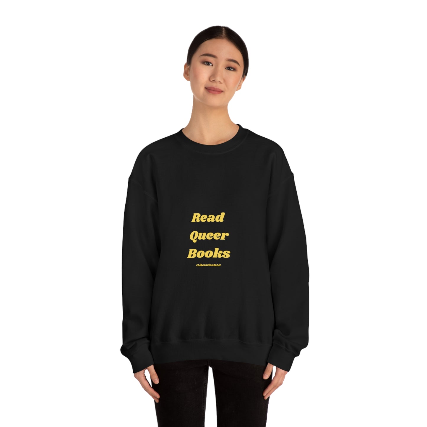 Queer Books Unisex Heavy Blend™ Crewneck Sweatshirt