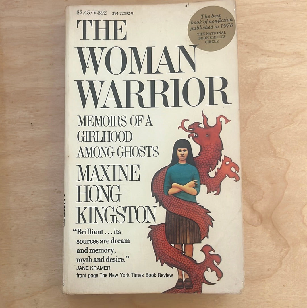 THE WOMAN WARRIOR by Maxine Hong Kingston