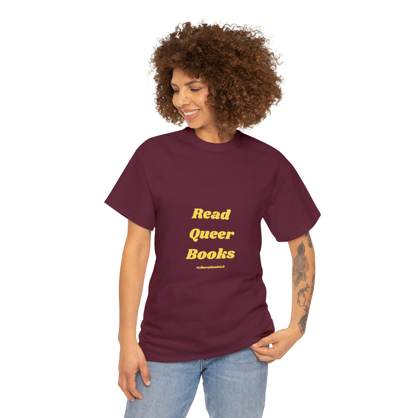 Queer Books Unisex Heavy Cotton Tee