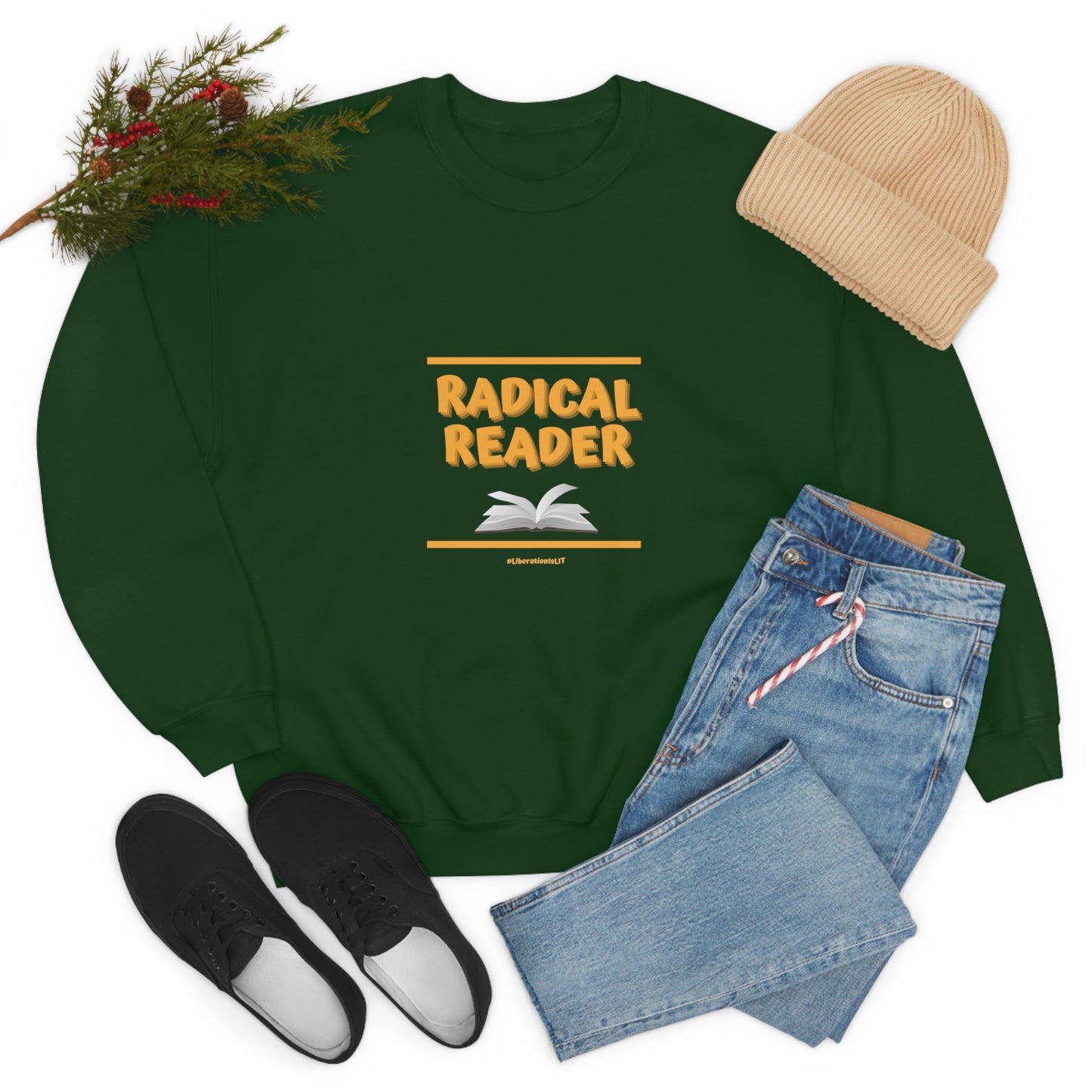 Radical Reader Unisex Crewneck Sweatshirt