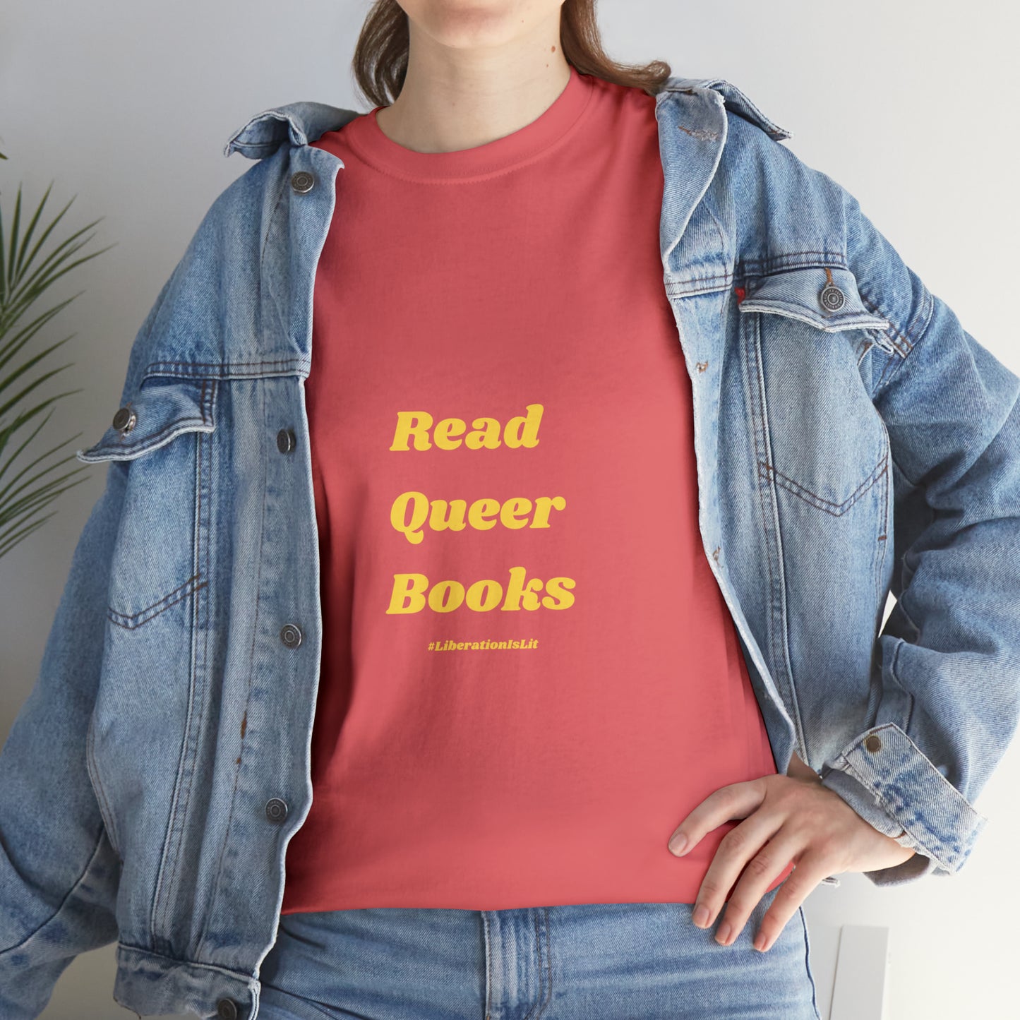 Queer Books Unisex Heavy Cotton Tee