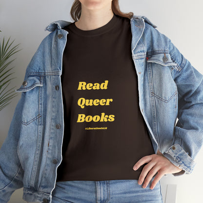 Queer Books Unisex Heavy Cotton Tee