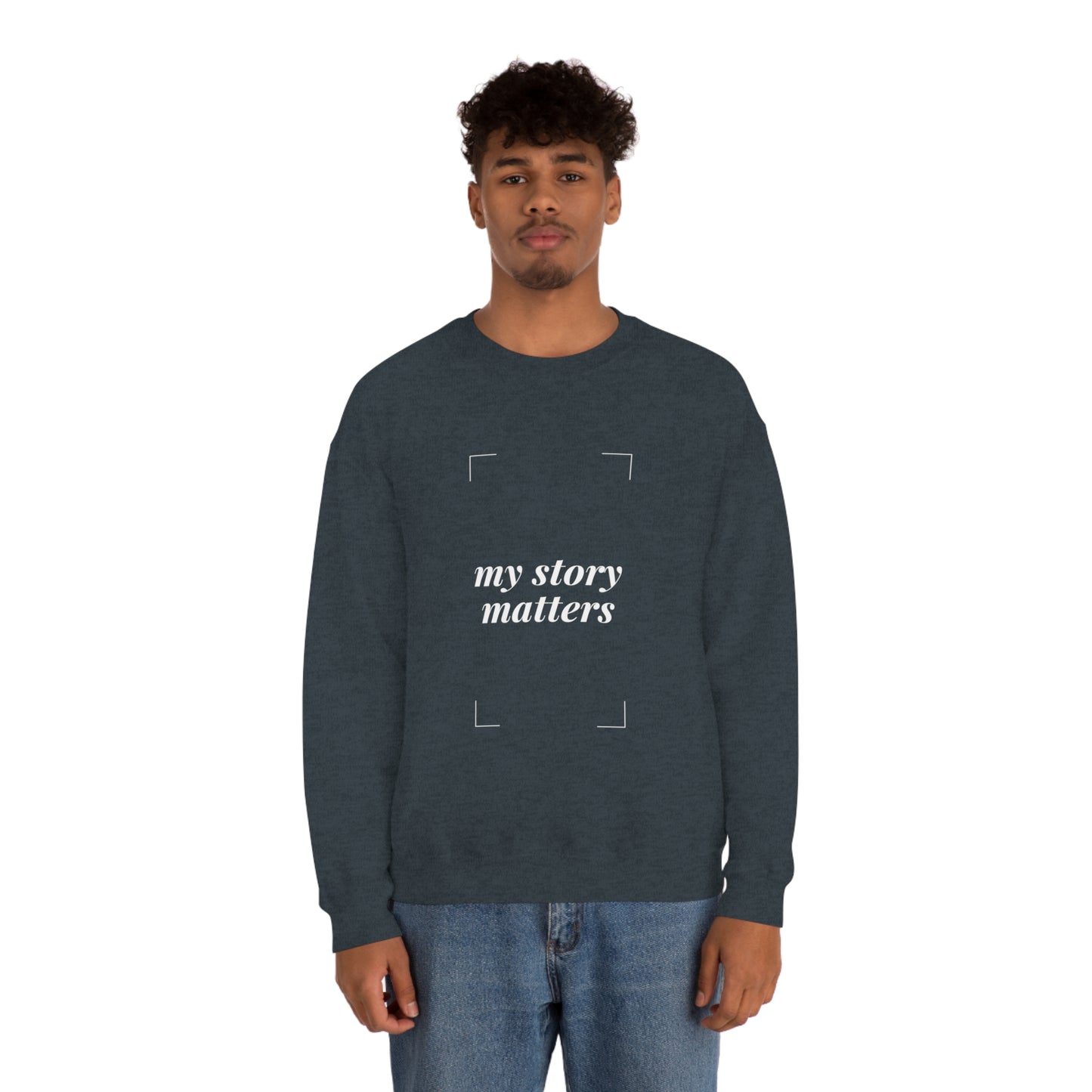 My Story Unisex Heavy Blend™ Crewneck Sweatshirt