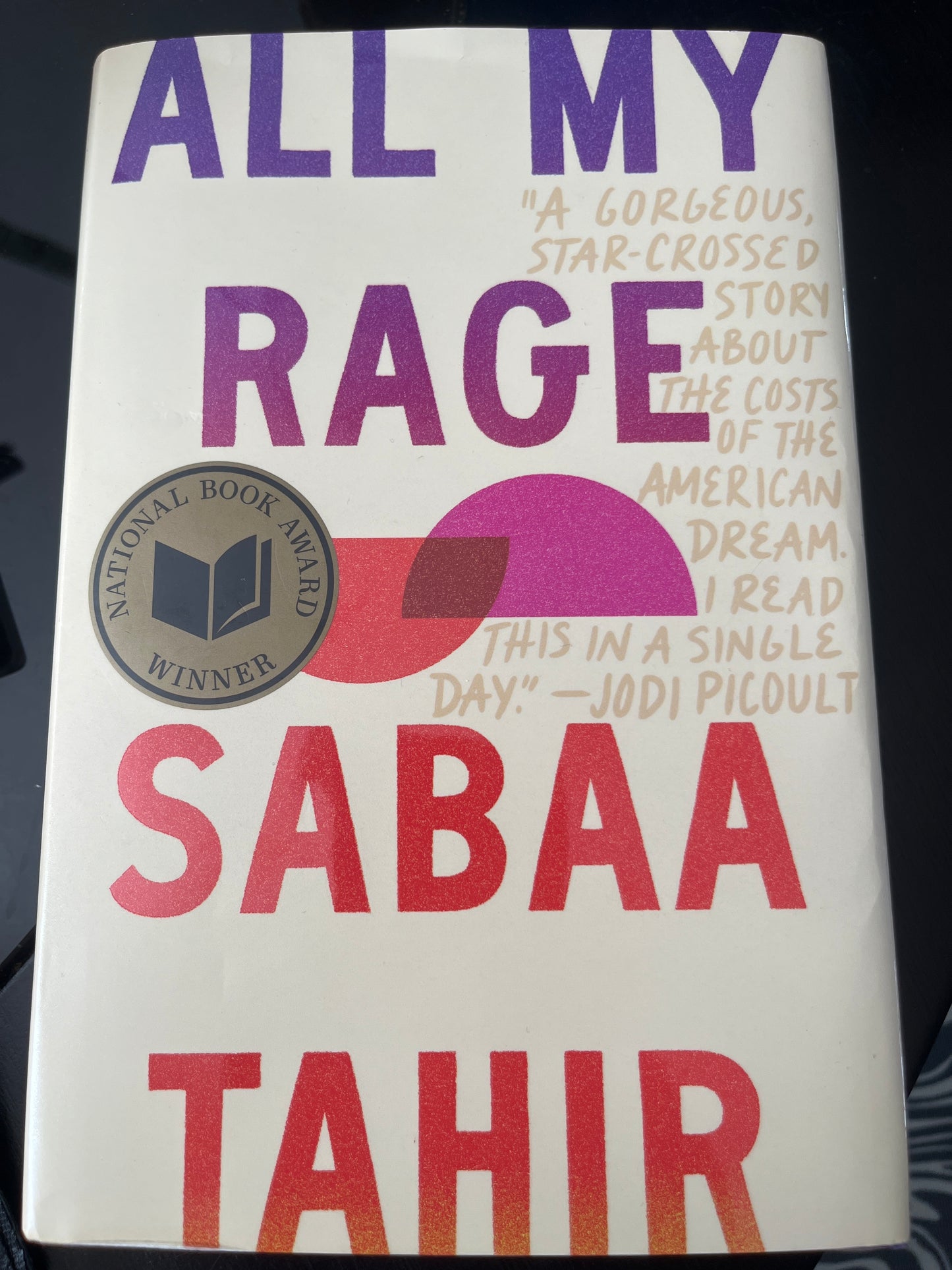 ALL MY RAGE by Sabaa Tahir