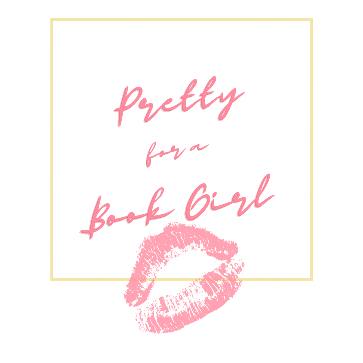 Pretty for a Book Girl Sticker