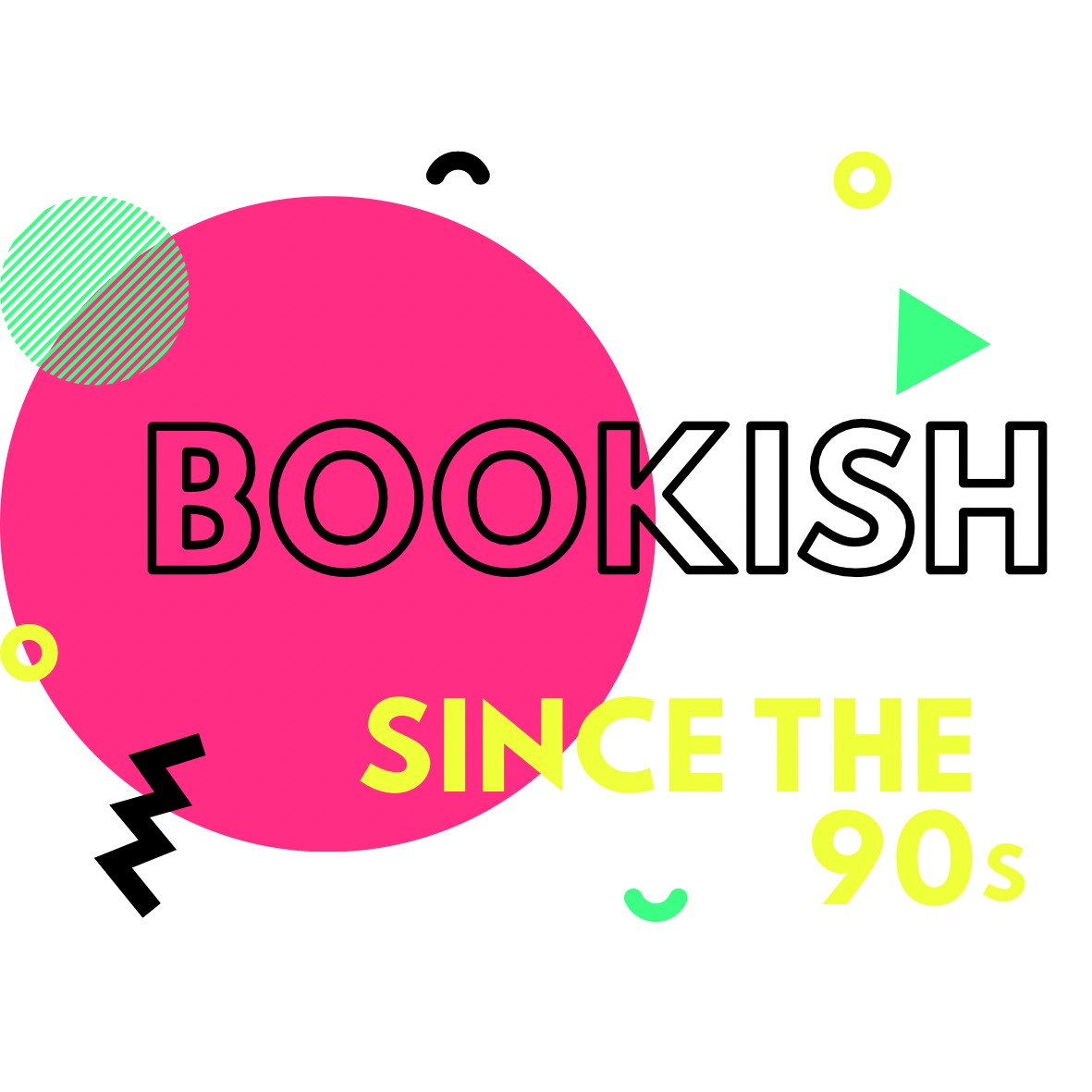 Bookish Since the 90s Sticker