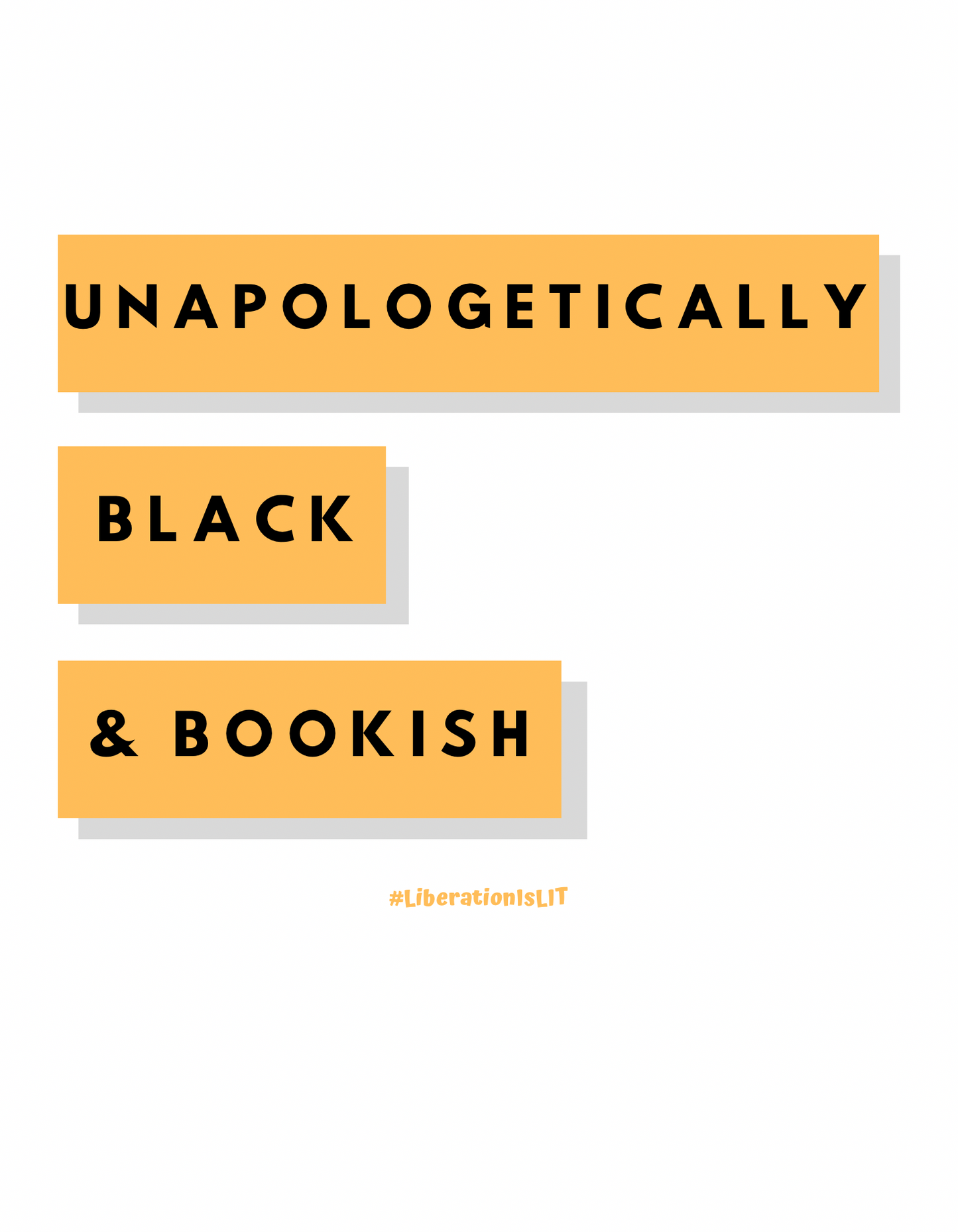 Unapologetically Black and Bookish Sticker