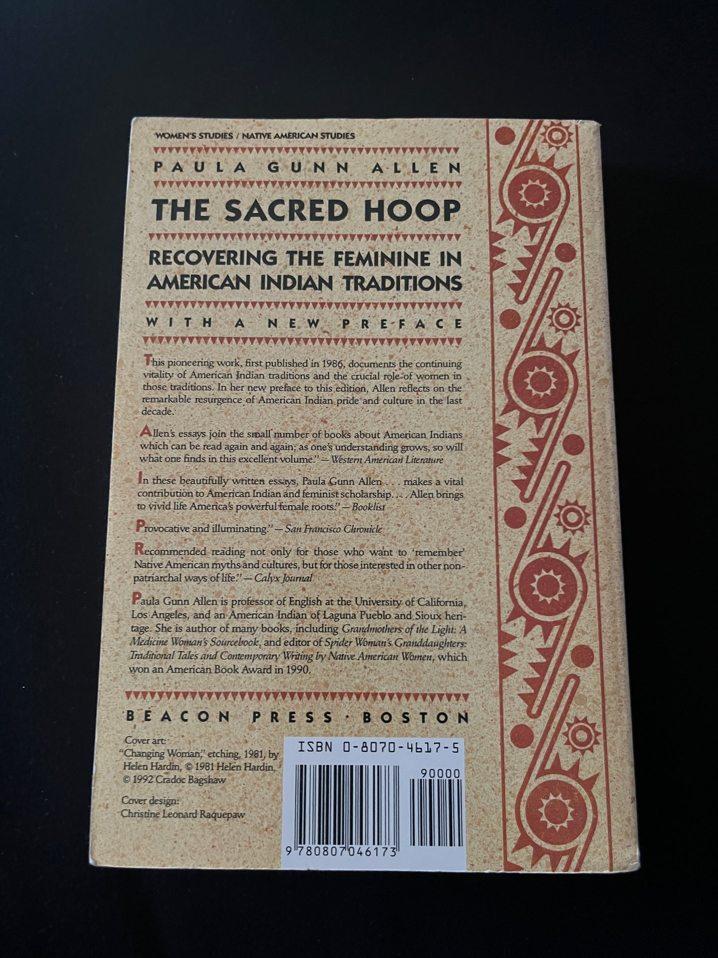 THE SACRED HOOP: Recovering the Feminine in American Indian Traditions by Paula Gunn Allen
