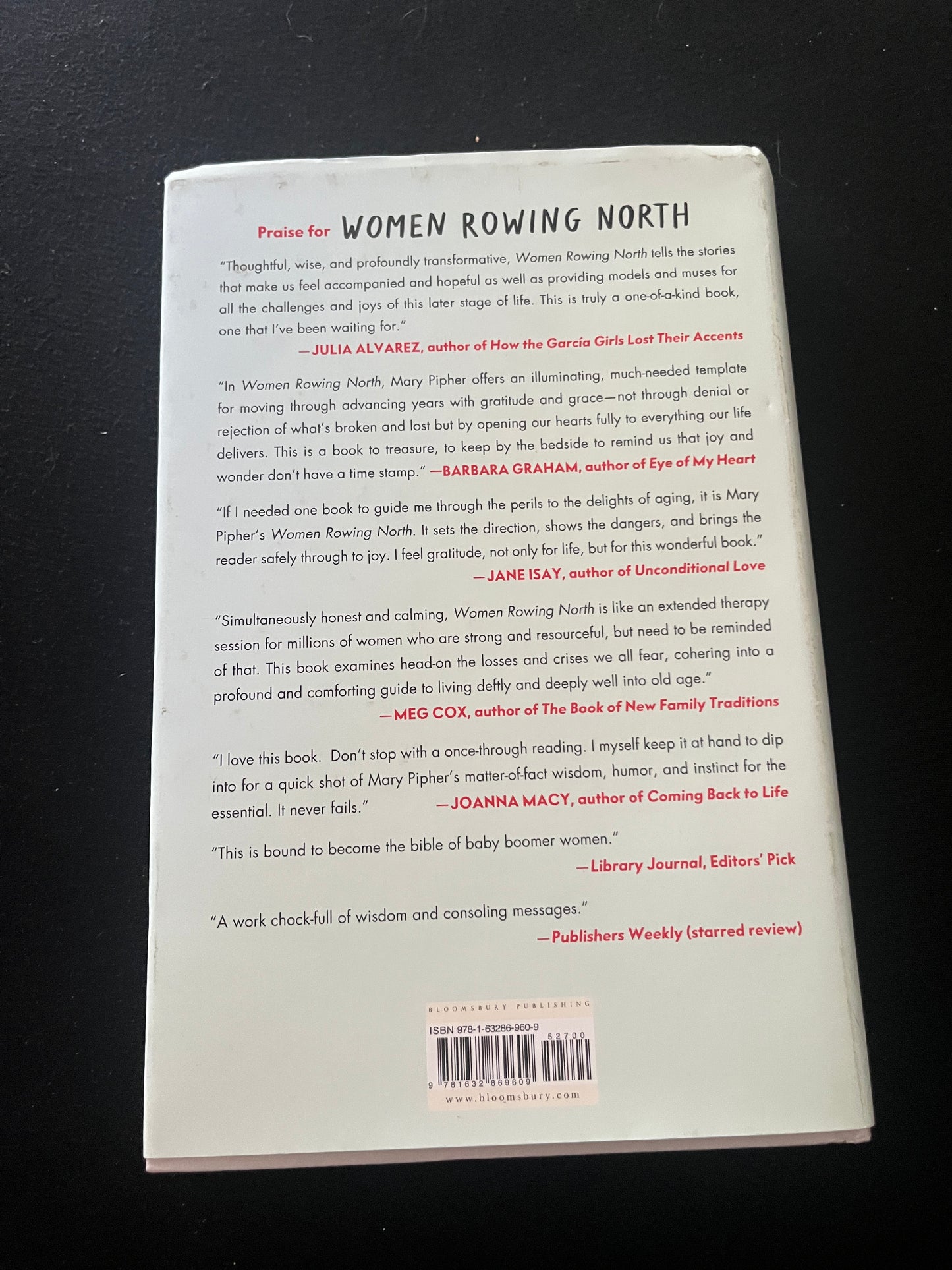 WOMEN ROWING NORTH: Navigating Life’s Currents and Flourishing As We Age by Mary Pipher