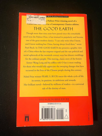 THE GOOD EARTH by Pearl S. Buck