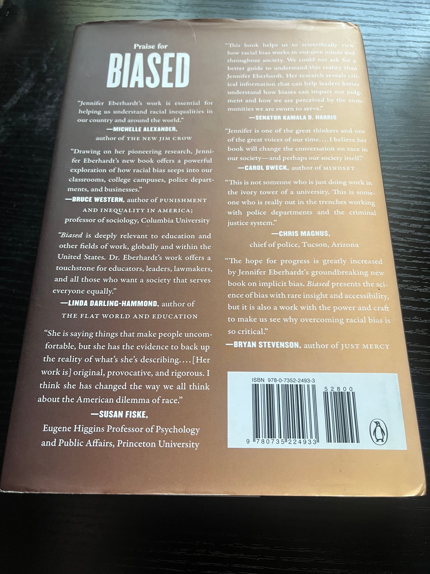 BIASED: Uncovering the Hidden Prejudice That Shapes What We See, Think, and Do by Jennifer L. Eberhardt, PhD