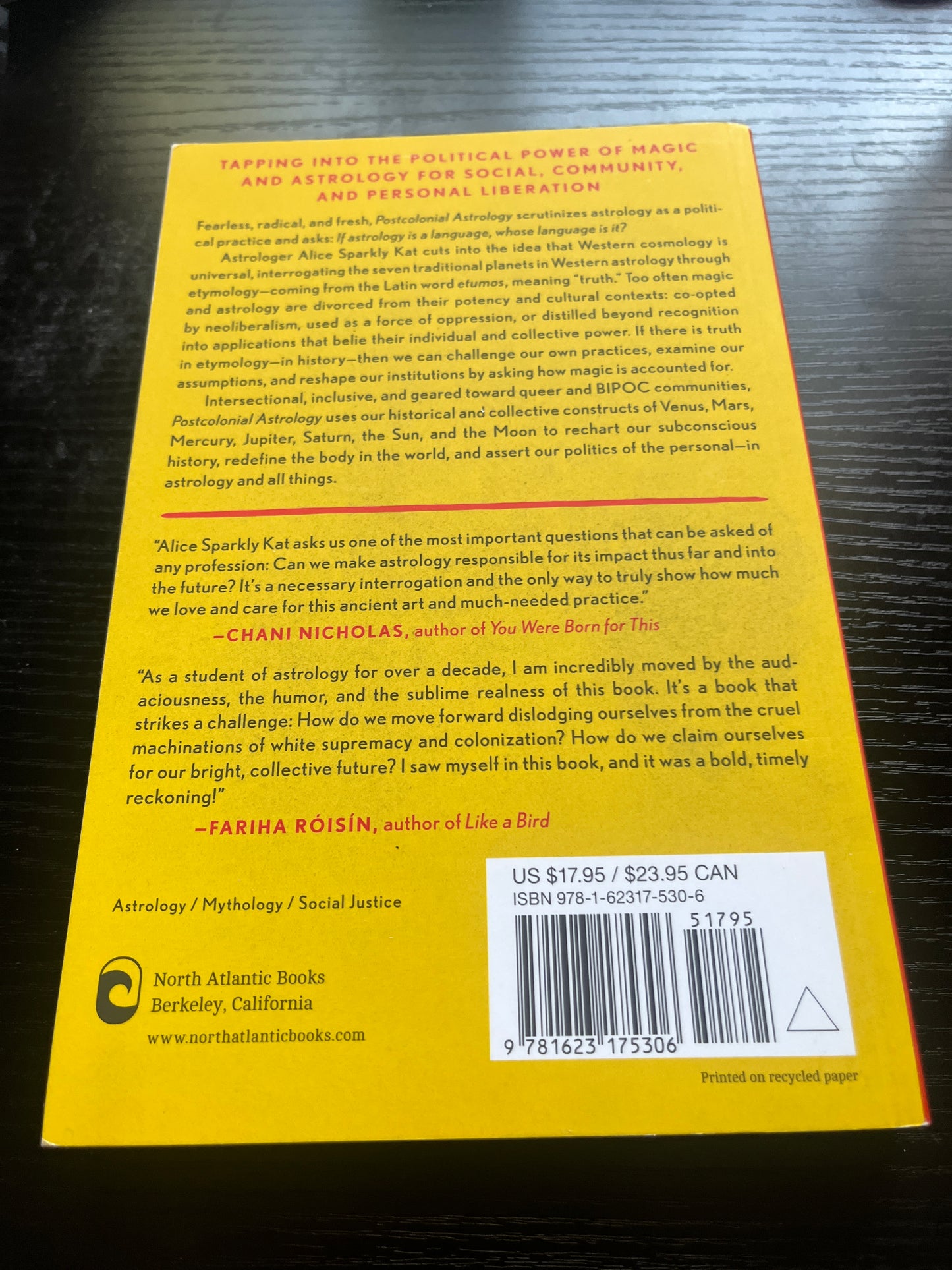 POST-COLONIAL ASTROLOGY: Reading the Planets through Capital, Power, and Labor by Alice Sparkly Kat