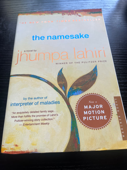 THE NAMESAKE by Jhumpa Lahiri