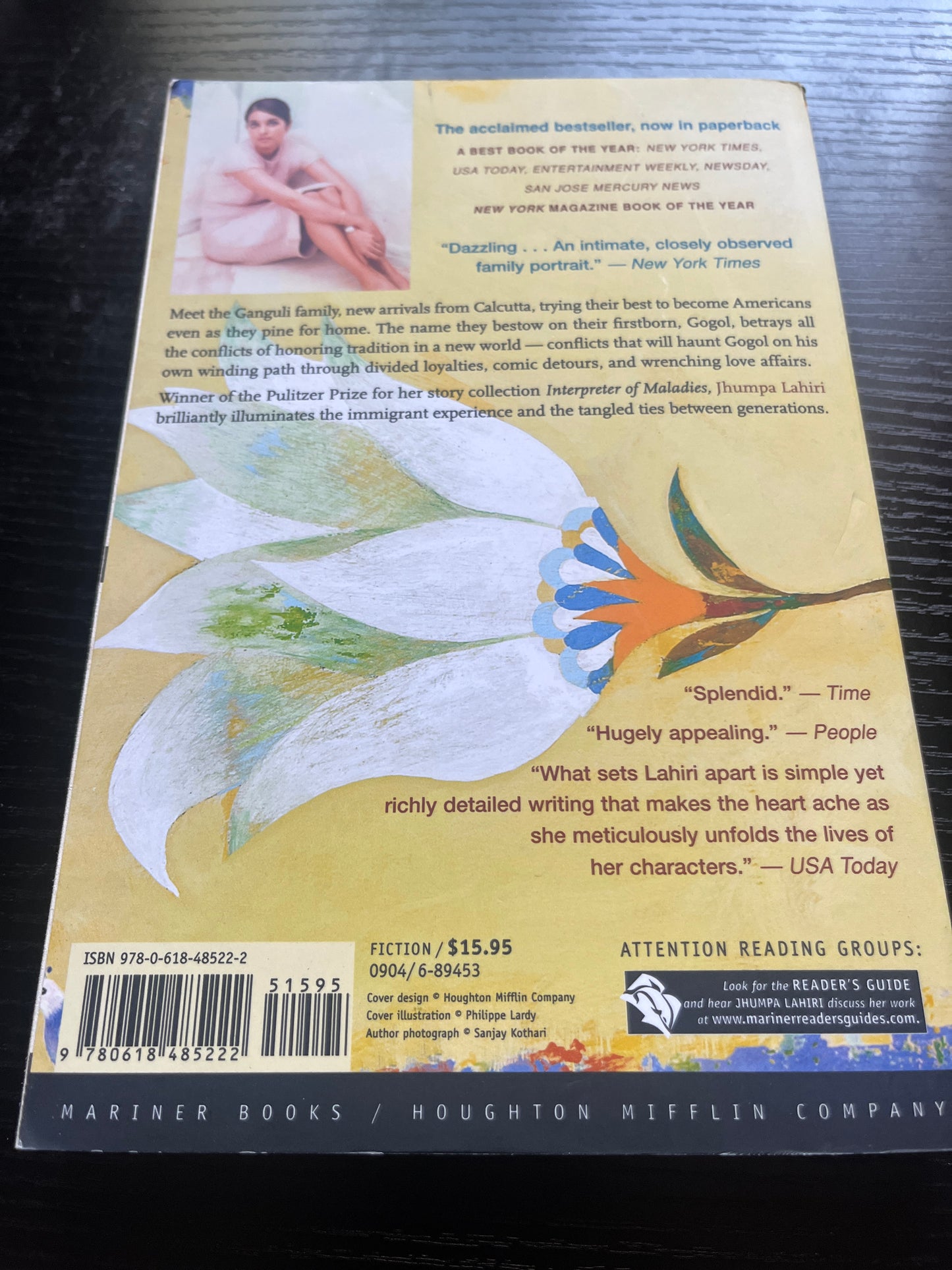 THE NAMESAKE by Jhumpa Lahiri