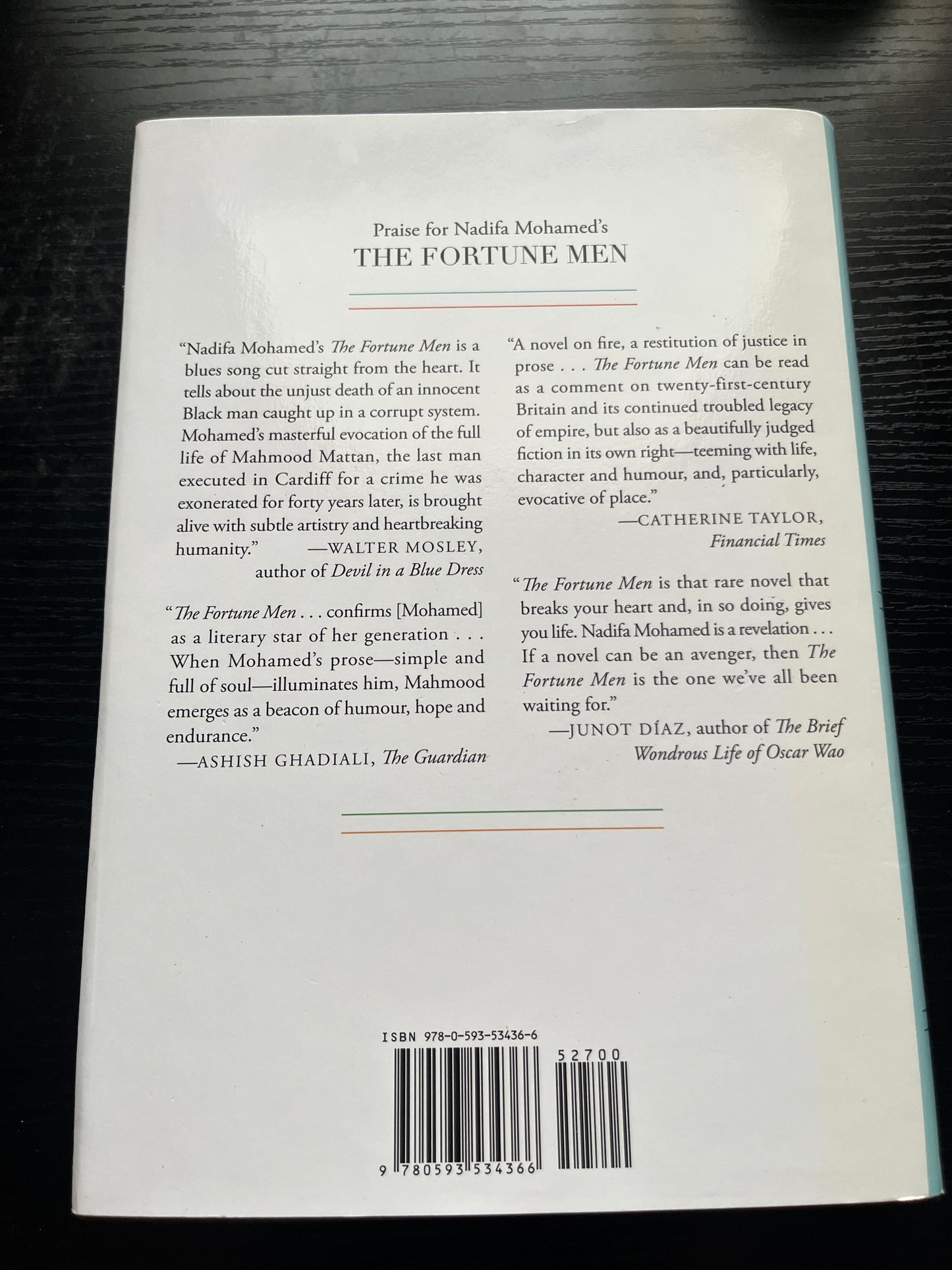 THE FORTUNE MEN by Nadifa Mohamed