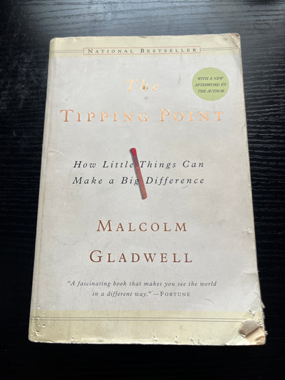 THE TIPPING POINT: How Little Things Can Make a Big Difference by Malcolm Gladwell