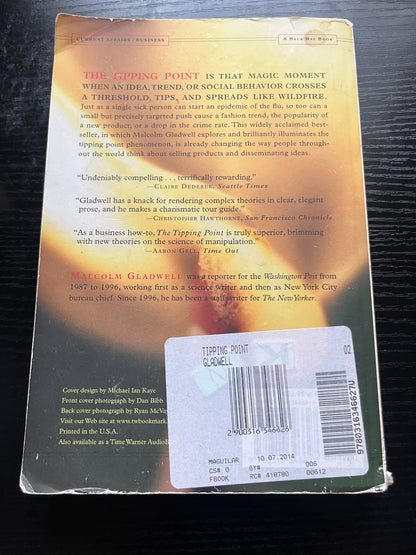 THE TIPPING POINT: How Little Things Can Make a Big Difference by Malcolm Gladwell
