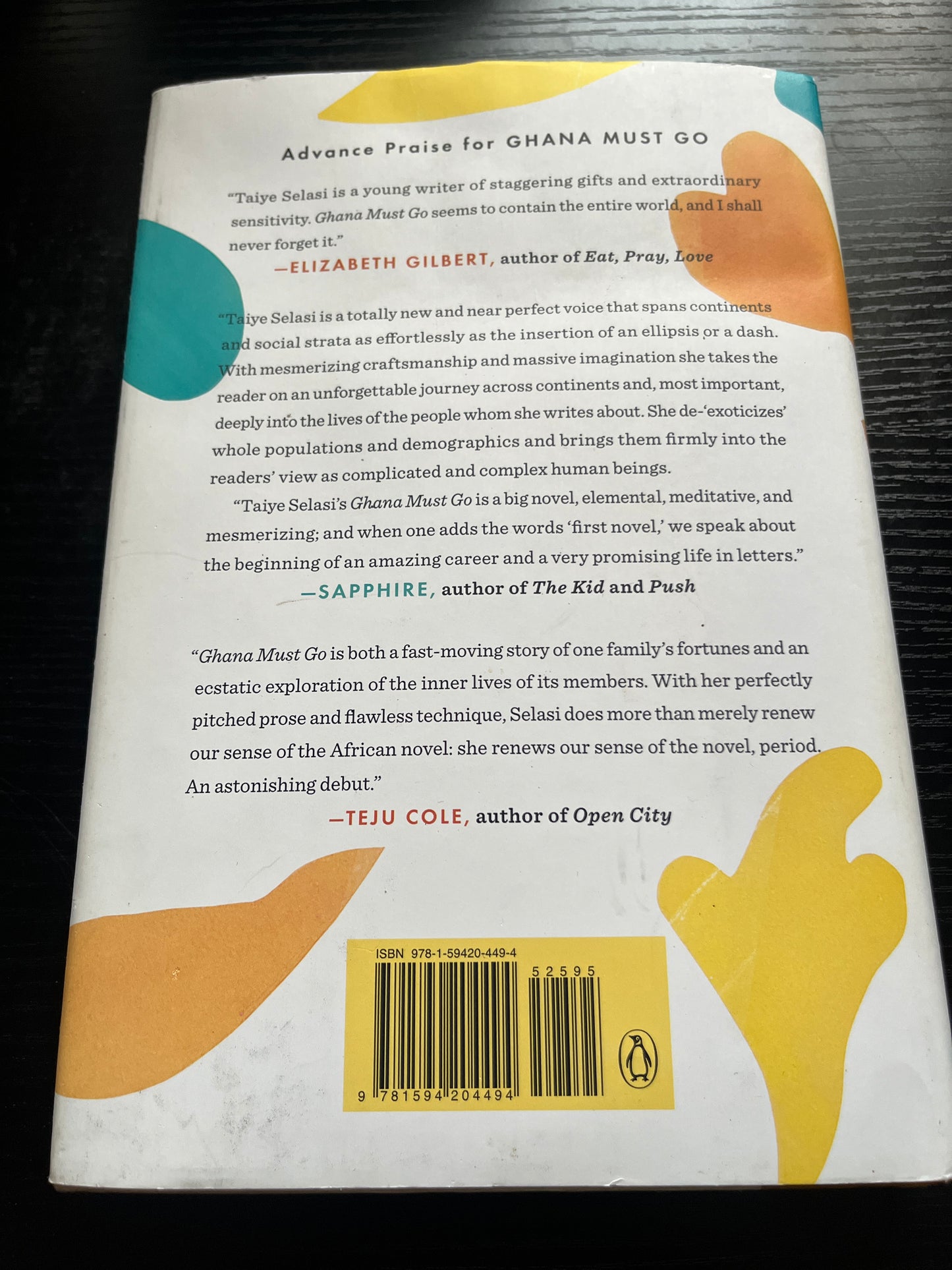 GHANA MUST GO by Taiye Selasi