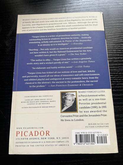 IN PRAISE OF THE STEPMOTHER by Mario Vargas Llosa