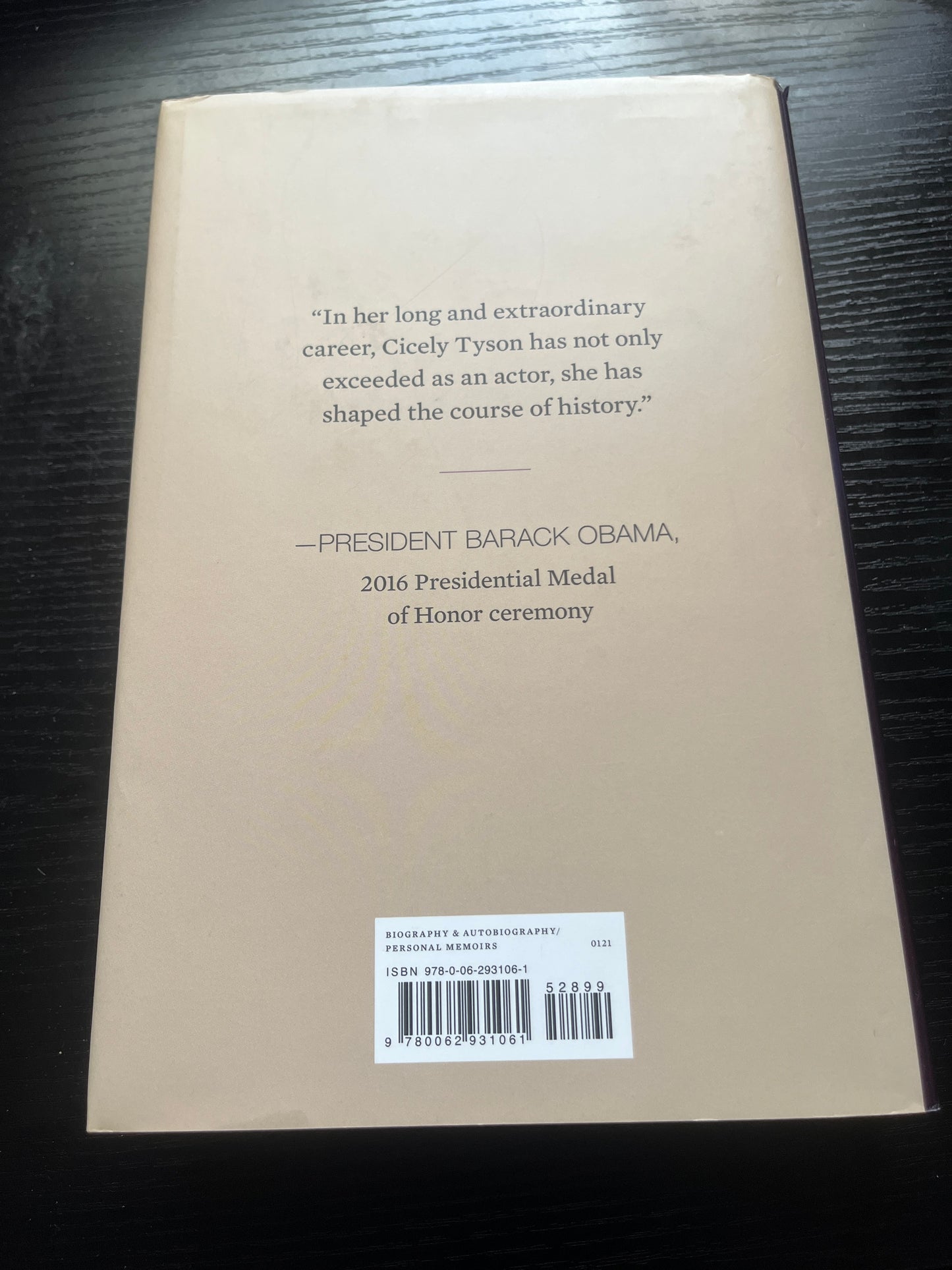 JUST AS I AM: A Memoir by Cicely Tyson