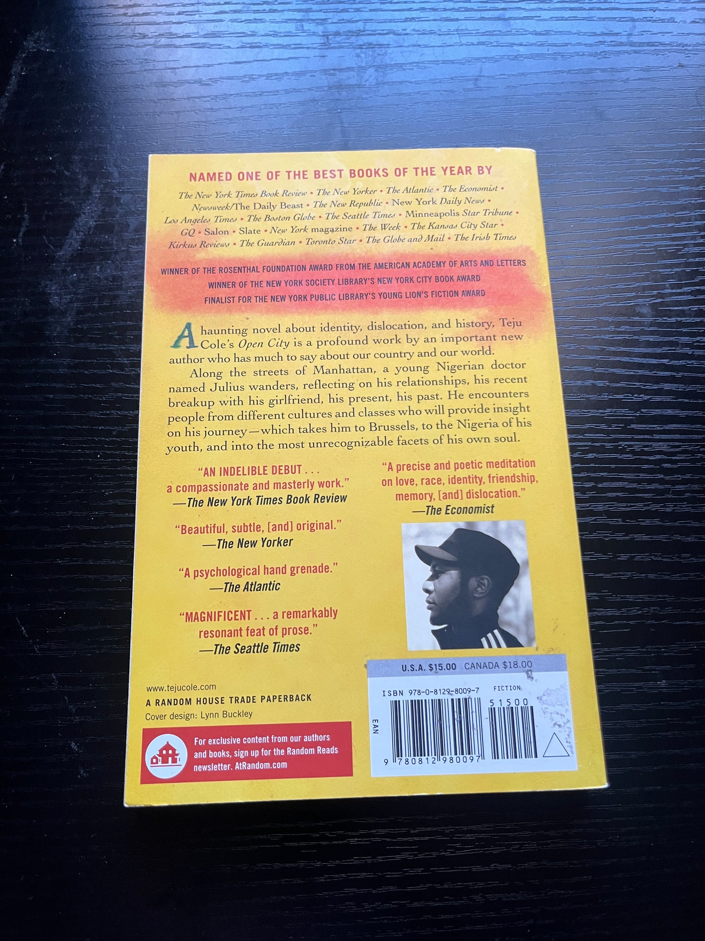 OPEN CITY by Teju Cole