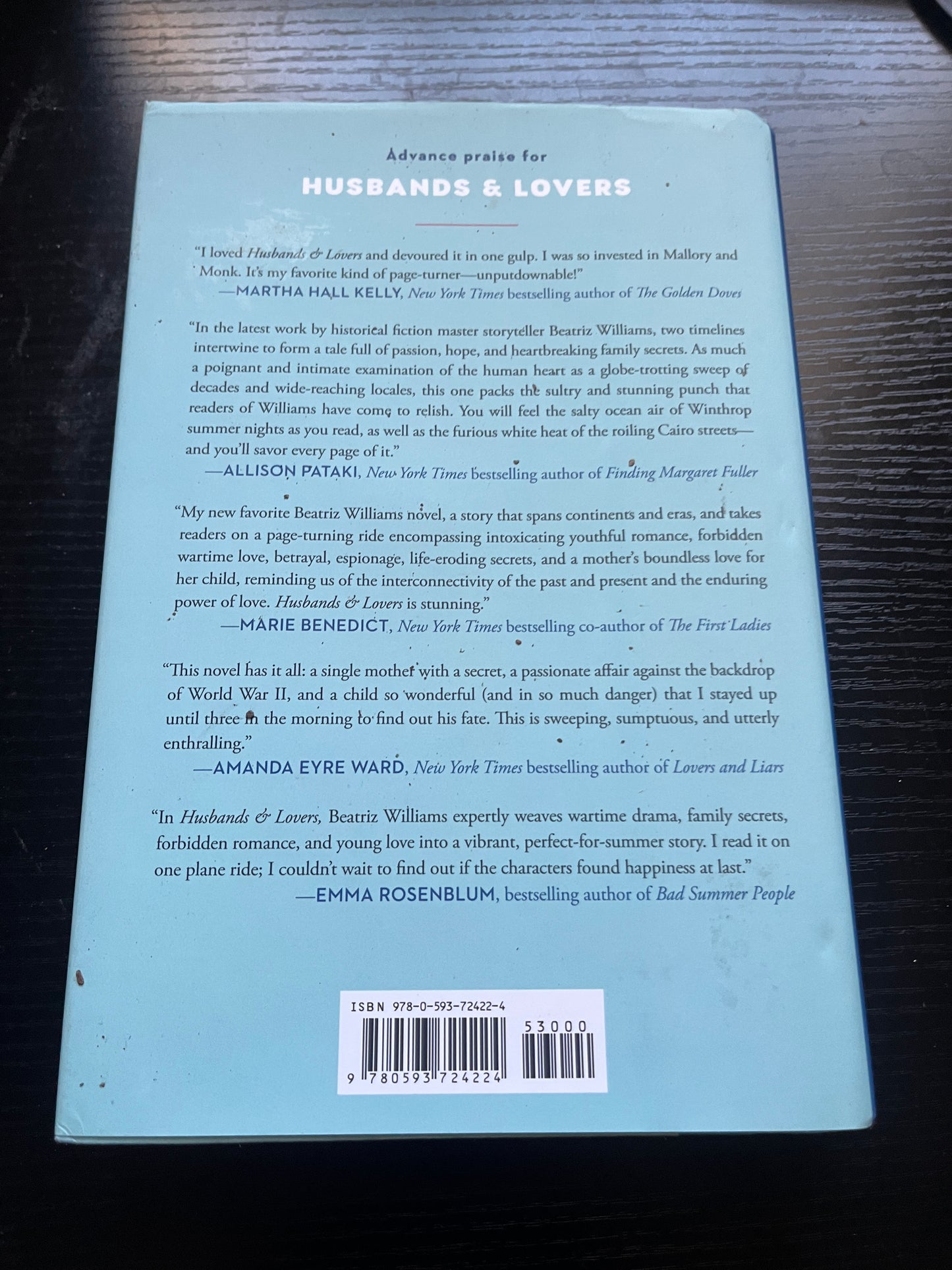 HUSBANDS & LOVERS by Beatriz Williams
