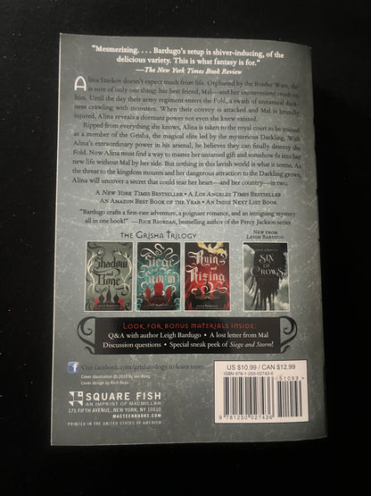 SHADOW AND BONE by Leigh Bardugo