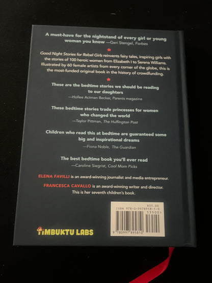 GOOD NIGHT STORIES FOR REBEL GIRLS: 100+ Tales of Extraordinary Women by Rebel Girls