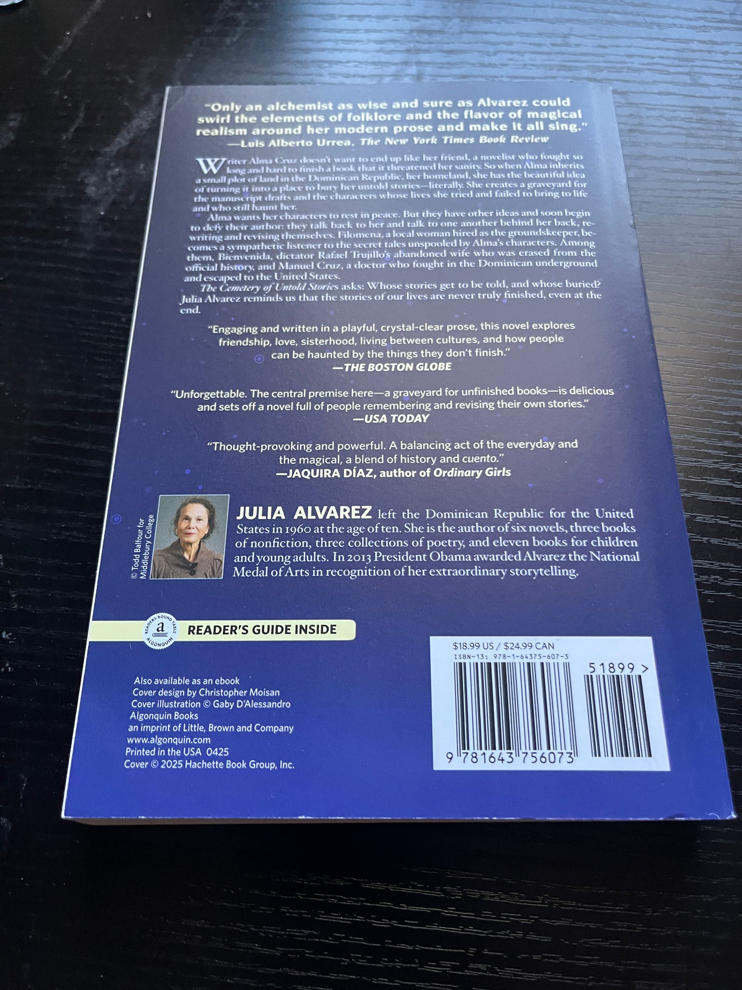 THE CEMETERY OF UNTOLD STORIES by Julia Alvarez