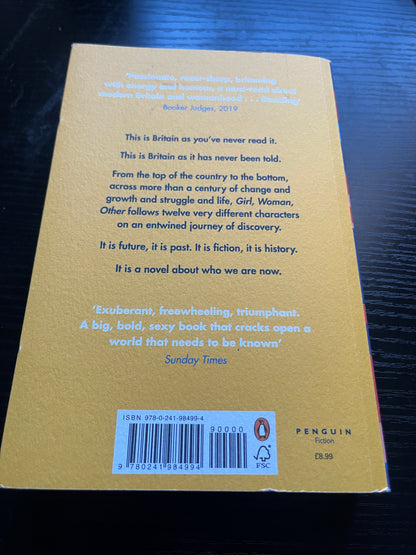 GIRL, WOMAN, OTHER: A Novel (Booker Prize Winner) by Bernadine Evaristo