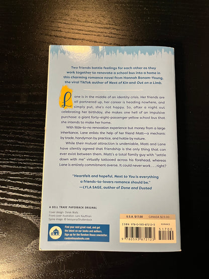 NEXT TO YOU by Hannah-Bonam Young