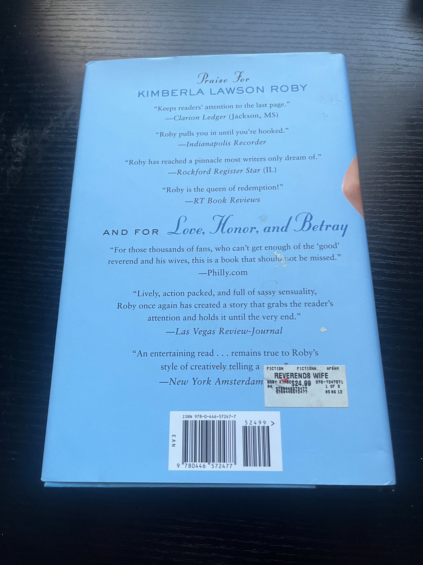 THE REVEREND'S WIFE by Kimberla Lawson Roby