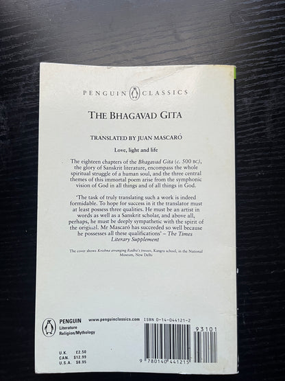 THE BHAGAVAD GITA by Juan Mascaró