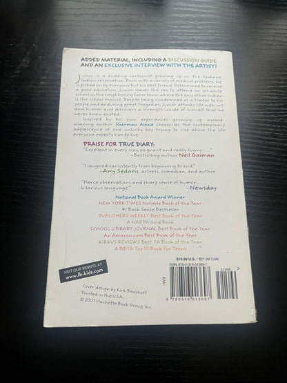 THE ABSOLUTELY TRUE DIARY OF A PART-TIME INDIAN by Sherman Alexie