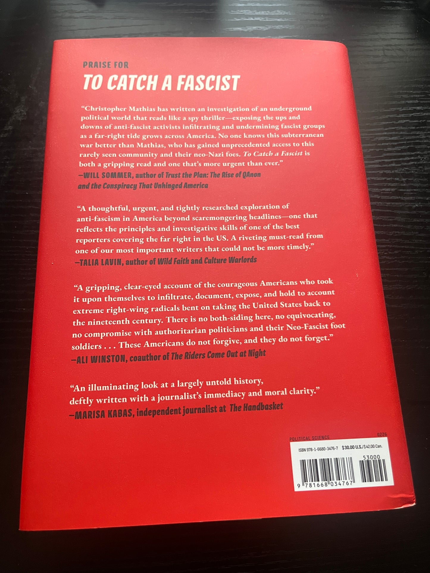 TO CATCH A FASCIST: The Fight to Expose the Radical Right by Christopher Mathias