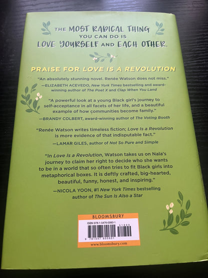 LOVE IS A REVOLUTION by Renée Watson