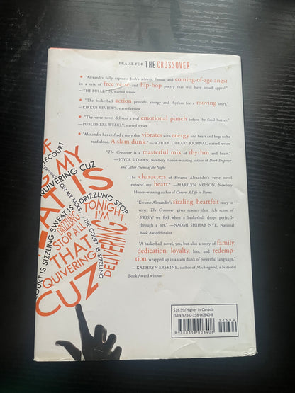THE CROSSOVER (Newbery Medal Winner) by Kwame Alexander & Dawud Anyabwile